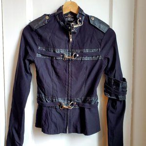 Vintage Lip Service Anita jacket with buckled black S